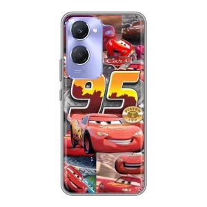 Чохол з принтом «Колаж Блискавка Маквін» для Vivo Y36c