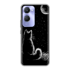 Чохол з принтом для Vivo Y36c (AlphaPrint) Модні коти