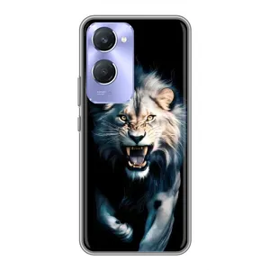 Чохол з картинкою 'Хижаки' для Vivo Y36c (Лев у темряві)