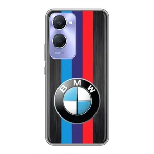 Чехол для Виво В36с - с принтом БМВ (AlphaPrint) (Лого BMW)