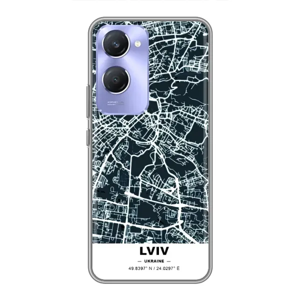 Чехол с принтом «Львов» для Vivo Y36c