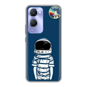 Чохол NASA для Vivo Y36c (AlphaPrint) (Хлопчик в шоломі)