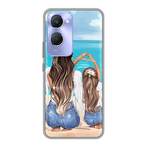 Чехол с принтом «Мама с доченькой» для Vivo Y36c Чехол с принтом «Мама с доченькой» для Vivo Y36c