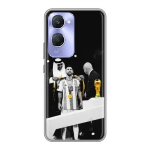 Чохли для Vivo Y36c (Leo чемпіон) (AlphaPrint) (Мессі коронований)