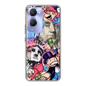 Чохли з крутими принтами для Vivo Y36c - (PREMIUMPrint) (Monopoly man)
