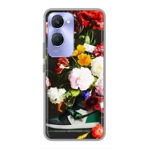 Бренднові Чохли для Vivo Y36c - (PREMIUMPrint) (Nike цветы)