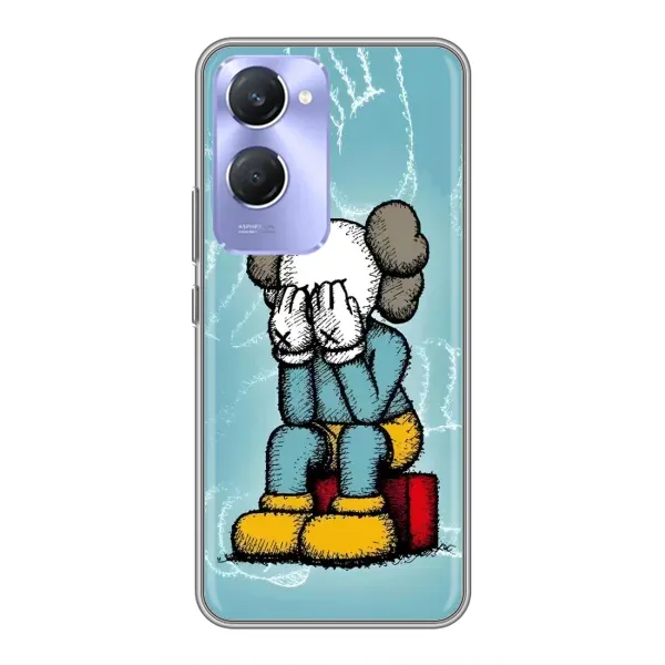 Чехол с принтом «Плач Bearbrick» для Vivo Y36c
