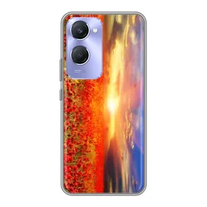 Чехол с принтом «Поле тюльпанов» для Vivo Y36c