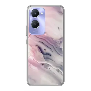 Мраморный чехол на Vivo Y36c (VPrint) (Пурпурный Мрамор)