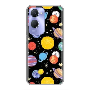Космические Чехлы для Виво В36с (VPrint) (Рисованные планеты)