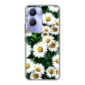 Чехол с принтом «Ромашки» для Vivo Y36c