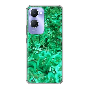 Мраморный чехол на Vivo Y36c (VPrint) (Салатный Мрамор)
