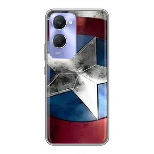 Чохол з принтом «Щит Капітана Америки» для Vivo Y36c