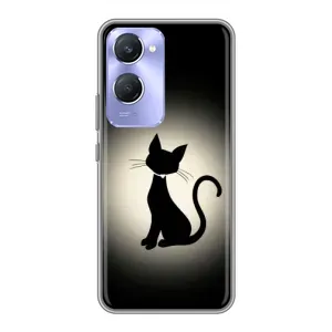 Чохол з принтом для Vivo Y36c (AlphaPrint) Модні коти (Силует котика)