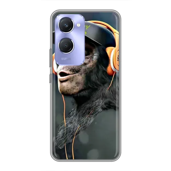 Чехол с принтом «В наушниках» для Vivo Y36c