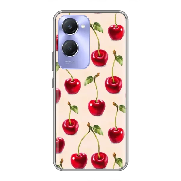 Чехол с принтом «Вишня» для Vivo Y36c