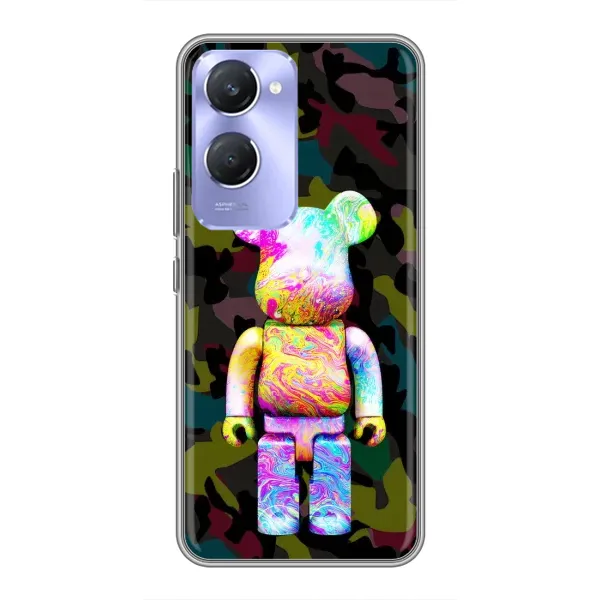 Чехол с принтом «Яркий Bearbrick» для Vivo Y36c