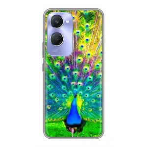 Чохол з пташками на Vivo Y36c (VPrint) (Яскравий Павлин)