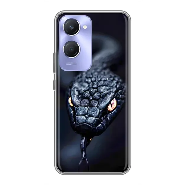 Чохол з принтом «Чорна змія» для Vivo Y36c Чохол з принтом «Чорна змія» для Vivo Y36c