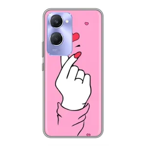 Чохол з принтом для Vivo Y36c (AlphaPrint - Знак сердечка)