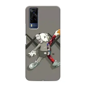 Чехлы для Vivo Y51 (2020) - Bearbrick Louis Vuitton (PREMIUMPrint) (Беарбрик Джордан)