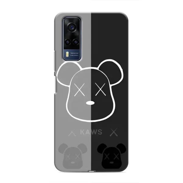 Чехол с принтом «БеарБрик глаза» для Vivo Y51 (2020)