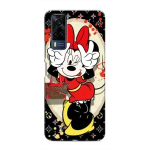 Чехол Disney Mouse Vivo Y51 (2020) (PREMIUMPrint) (Минни peace)