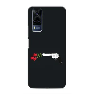 Чехлы (ART) Цветы на Vivo Y51 (2020) (VPrint) (Неожиданные цветы)