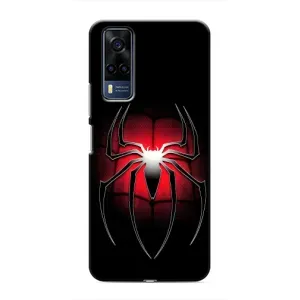 Чехол с человеком пауком для Vivo Y51 (2020) - (AlphaPrint) (Паук марвел)