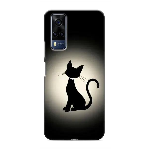 Чехол с принтом «Силуэт котика» для Vivo Y51 (2020) Чехол с принтом «Силуэт котика» для Vivo Y51 (2020)