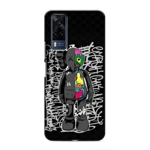 Чехлы для Vivo Y51 (2020) - Bearbrick Louis Vuitton (PREMIUMPrint) (Стиль Bearbrick)