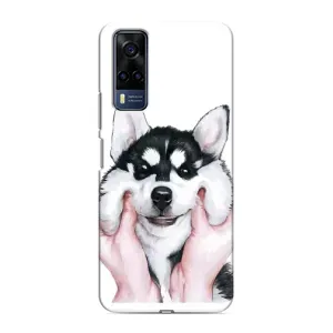 Чехлы с собаками для VIVO Y53S (VPrint) (Довольный Хаски)
