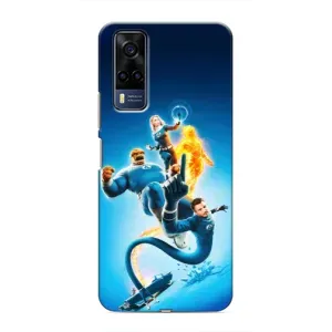 Чехол с принтом Фантастическая четверка для VIVO Y53S (Герои Фантастическая Четверка)