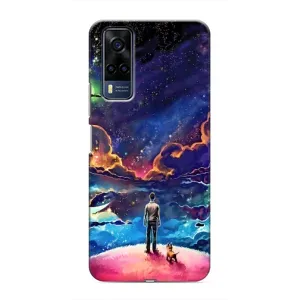 Космические Чехлы для Виво у53с (VPrint) (Галактический вид)