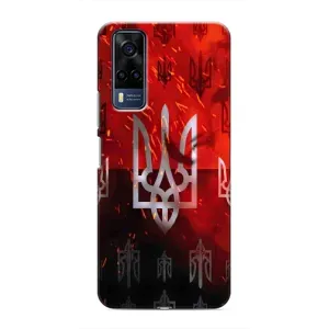 Украинские Чехлы для VIVO Y53S с картинкой УПА (AlphaPrint) (ГЕРБ УПА)