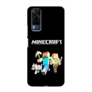 Чохол Майнкрафт на VIVO Y53S (AlphaPrint) Minecraft (герої Minecraft)