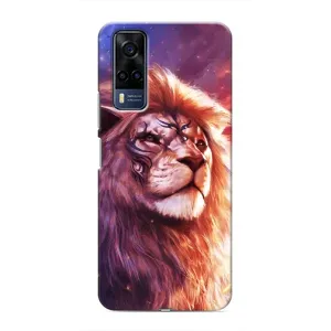 Чехол со Львом для VIVO Y53S (VPrint) (Красочный Лев)