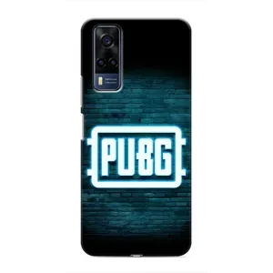 Чехол PUBG для Виво у53с (AlphaPrint) (Лого PUBG)