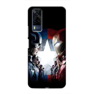 Чехлы с героями Марвел VIVO Y53S (VPrint) (Марвел стайл)