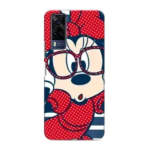 Эксклюзивный чехол для VIVO Y53S (AlphaPrint - Мультяшные) (Маус в очках)