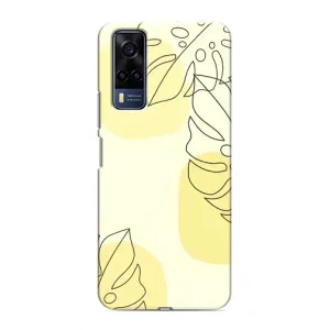 Силконовий чохол з принтом в квітах на VIVO Y53S