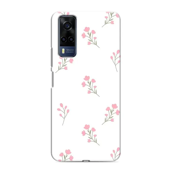 Чехол с принтом «Розовые цветы» для Vivo Y53S Чехол с принтом «Розовые цветы» для Vivo Y53S