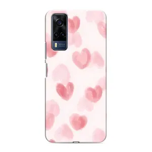 Чохол з розовим принтом для VIVO Y53S