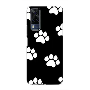 Чехлы с собаками для VIVO Y53S (VPrint) (Следы собаки)