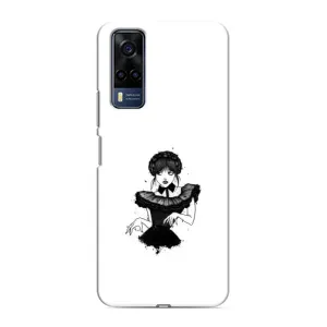 Чехлы Венсдей на VIVO Y53S Уэнсдей (AlphaPrint) (танец Уэнздей)