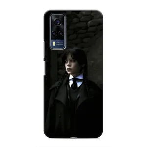 Чехол с дизайном Венздей 2 на VIVO Y53S (Темный стиль Уэнздей)