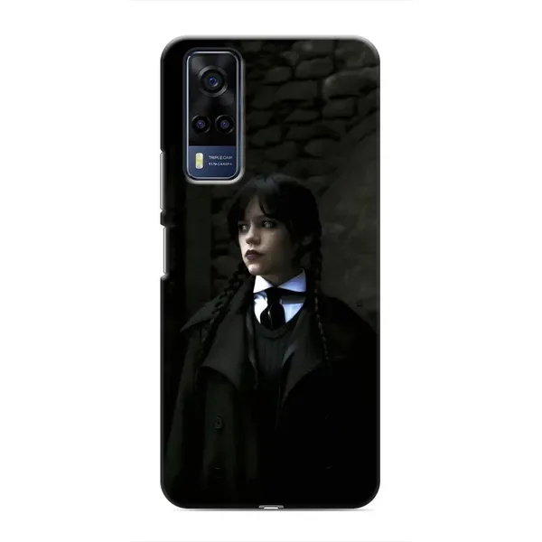Чехол с принтом «Темный стиль Уэнздей» для Vivo Y53S Чехол с принтом «Темный стиль Уэнздей» для Vivo Y53S