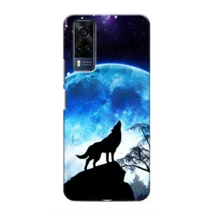 Захисні чохли для ВіВО Y53S (AlphaPrint) (ХІТ продаж) ВОВК (Вовк на місяць)