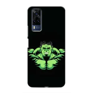 Чехлы с героями Марвел VIVO Y53S (VPrint) (Зелёный Халк)