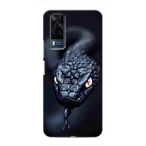 Чехол с принтом «Черная змея» для Vivo Y53S